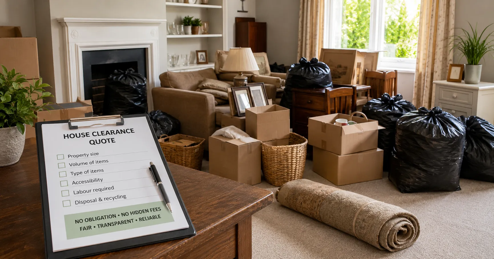 Getting an Accurate House Clearance Quote First Time