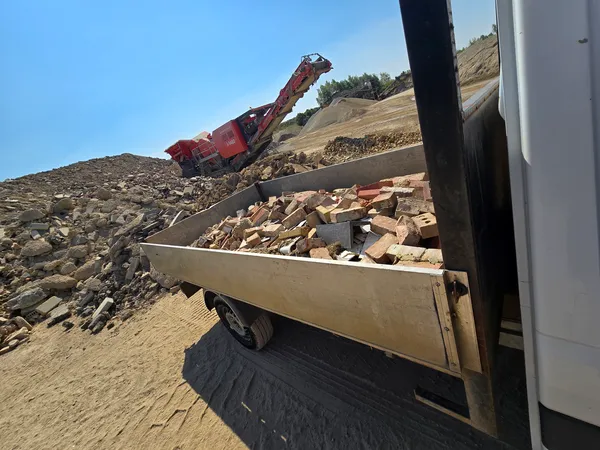 PF Waste Removal tipper clearing a job